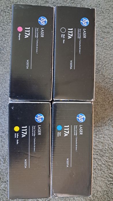 Tonery HP117A (W2072A) komplet CMYK oryginalne