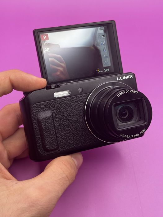 Aparat Cyfrowy Panaosnic Lumix DMC-TZ57 obracany ekran WiFi leica retr