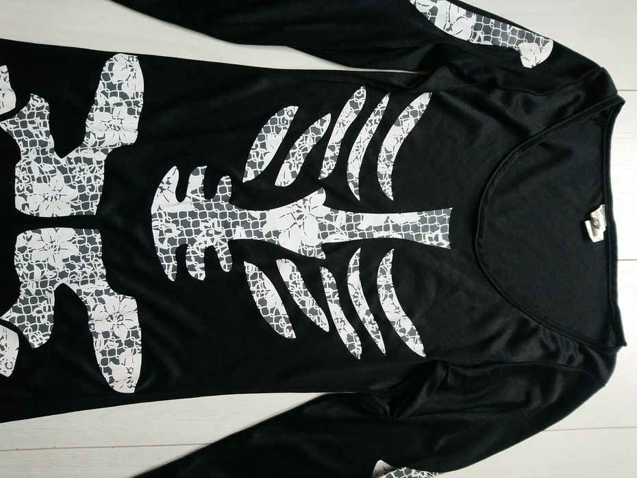 Карнавальне плаття Скелет S, M, XL розмір