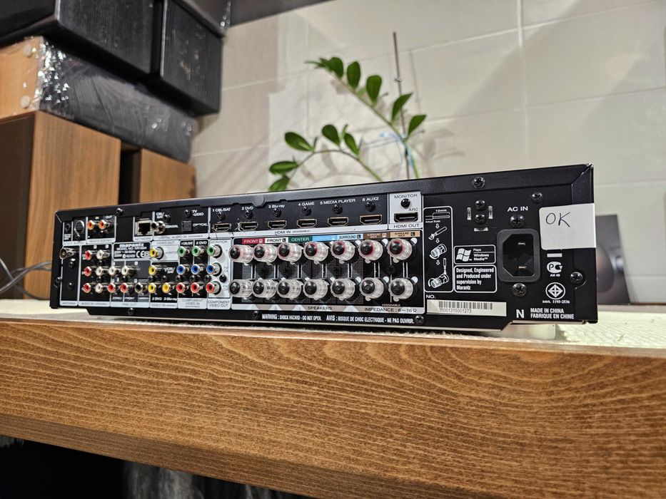 Ресивер Marantz NR-1604 192 кГц/24 біт/4k HDMI/Lossless, FLAC192/24