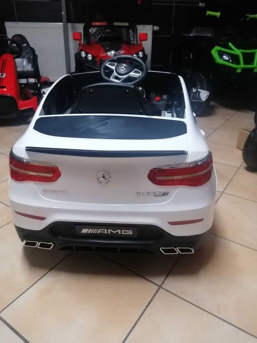 Samochód MERCEDES GLC63s 4x4 biały na akumulator dla dzieci