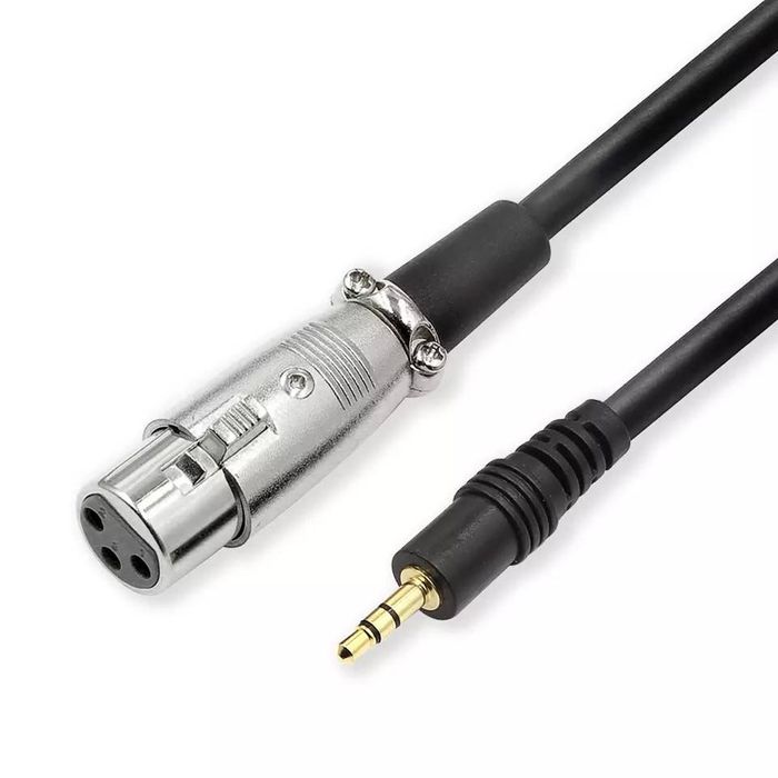 Кабель для мікрофону Manchez S7 XLR (мама) – Jack 3.5 мм, 2.5 метра
