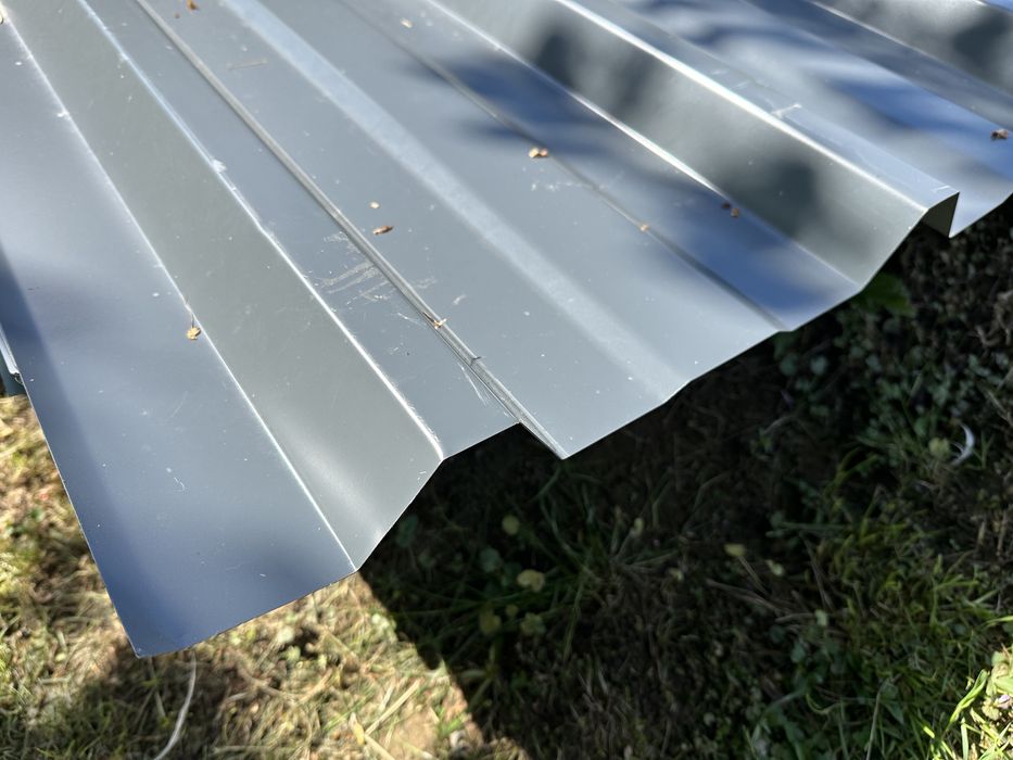 Blacha trapezowa t45 gruba szwedzka stal i t20 biala troche ciensza