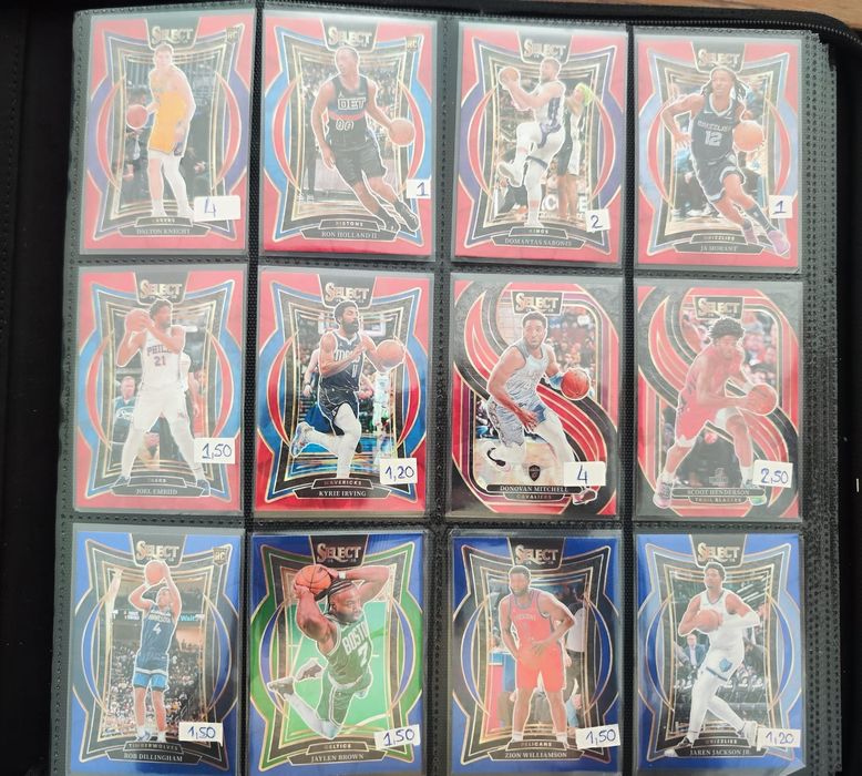 Vendo Bundle de cartas NBA (NBA Hoops e Select Panini)