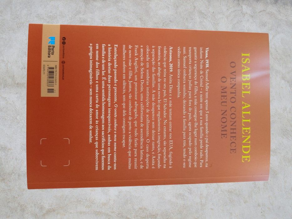 O Vento Conhece O Meu Nome,Isabel Allende-Porto Editora
