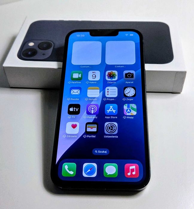 iPhone 13 256 GB 87% Bateria Midnight  Pudełko.