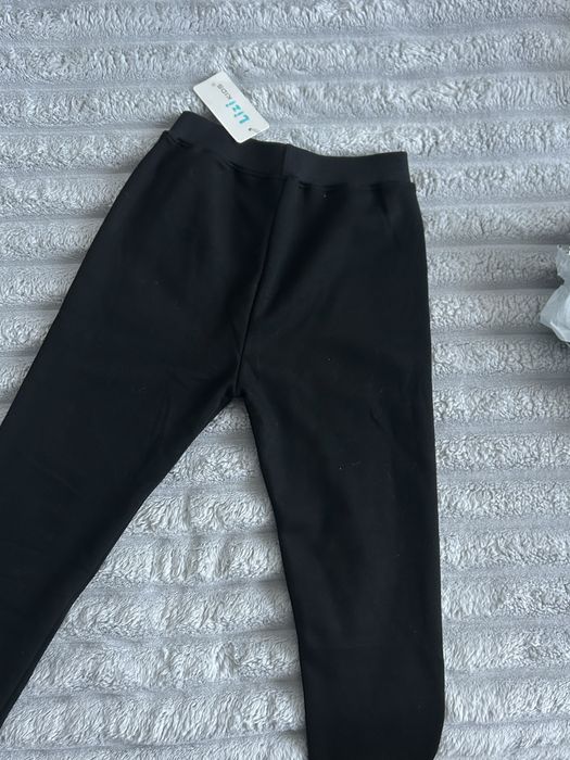 чорні лосини з хутром