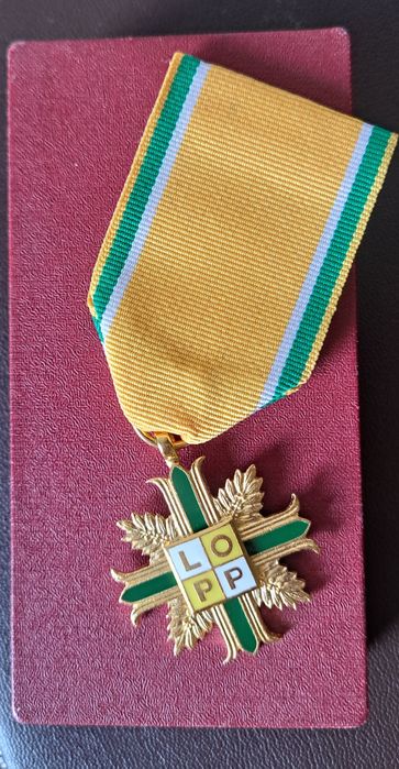Medal za ZASŁUGI dla LOPP- stopień  zloty - II RP
