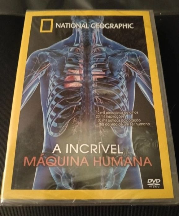 Nacional Geográfica DVDs  Incrível máquina humana e Planeta Terra