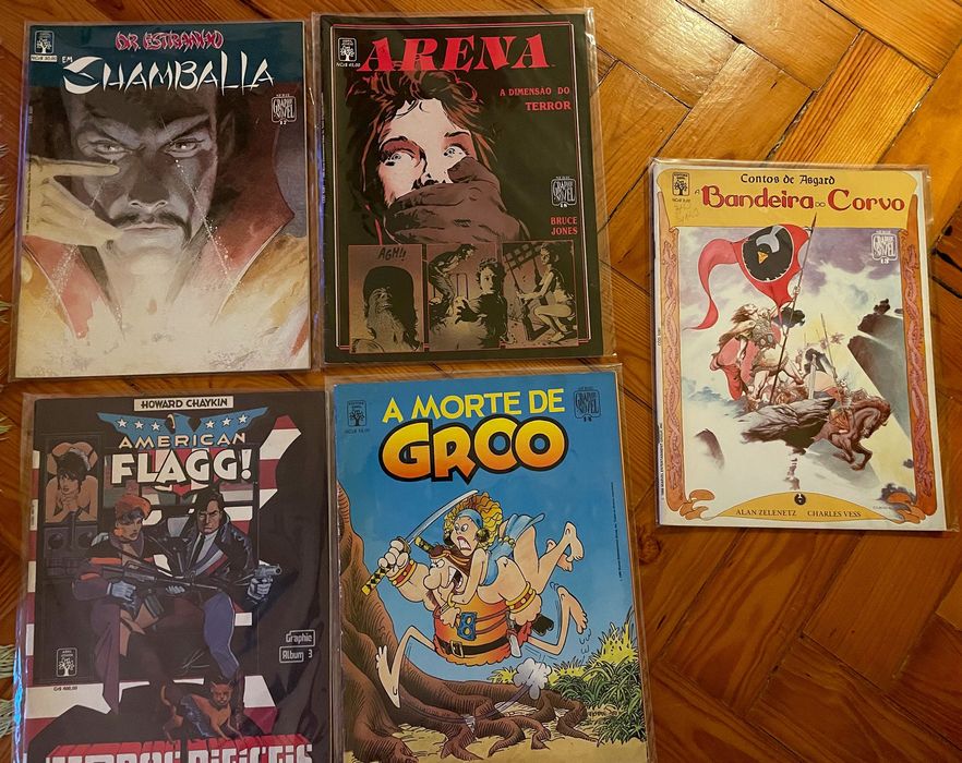 Graphic Novel e graphic Album editora Abril anos 90