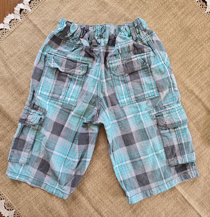 Kraciaste szorty chłopięce rozm. 146