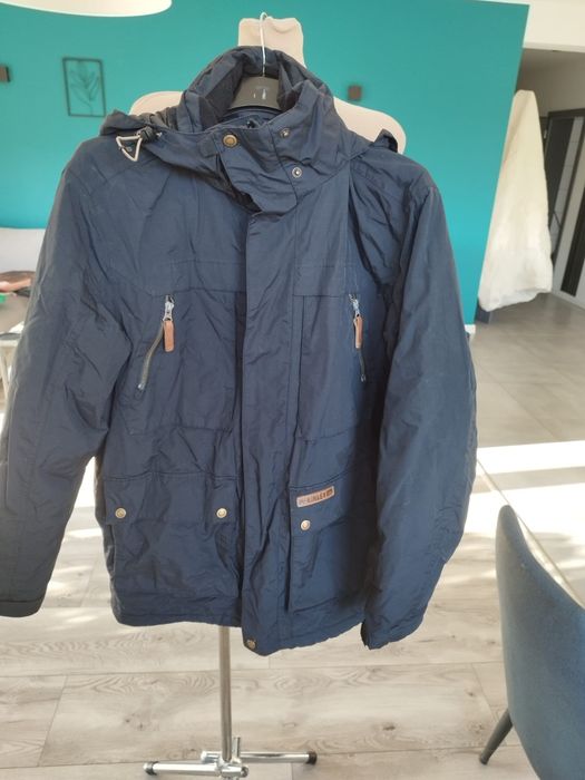 R.S McKinley granatowa kurtka męska wodoodporna i przeciwwiatrowa