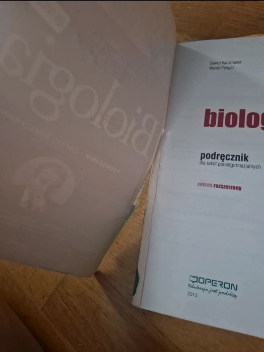 Podręcznik Biologia. Zakres rozszerzony. Tom 1. Operon