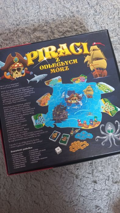 Gra planszowa Pirac z odległych mórz Trefl jak nowa