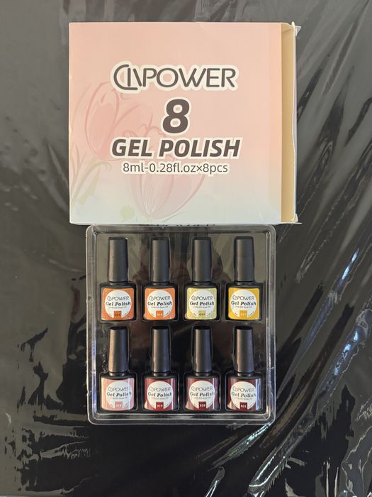 Zestaw Lakierów do Paznokci CIVPOWER 8szt