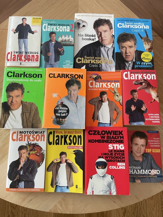 Clarkson, Hammond, Stig- ksiazki o temacie moto