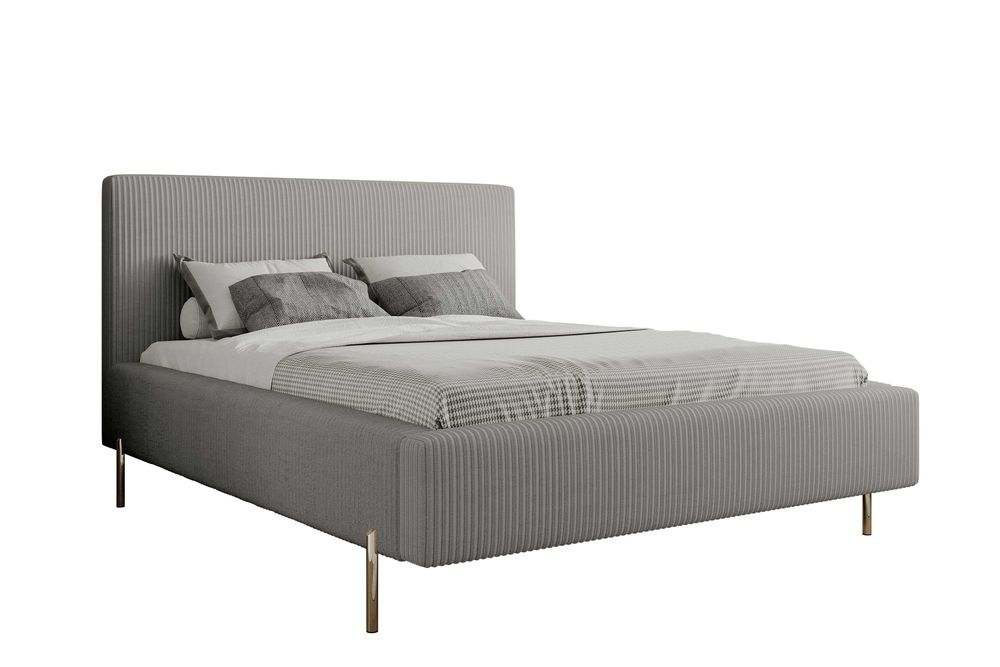 Łóżko DO SYPIALNI tapicerowane z POJEMNIKIEM na pościel RÓŻNE WYMIARY