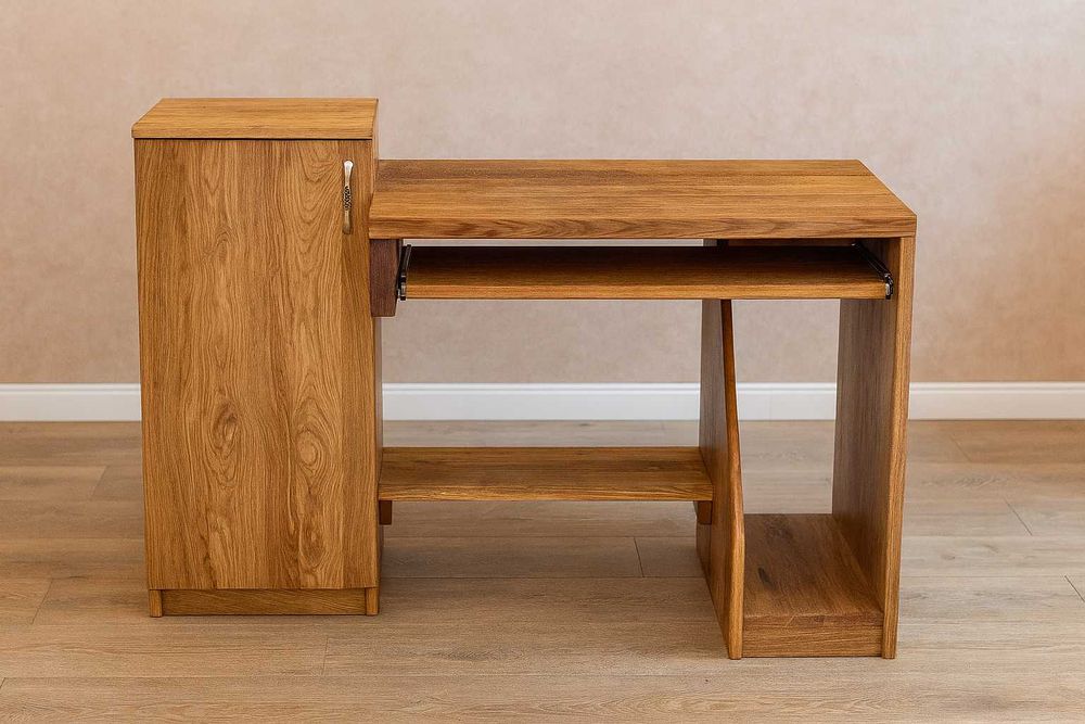 Biurko Dębowe, 100% Lite Drewno Dąb.