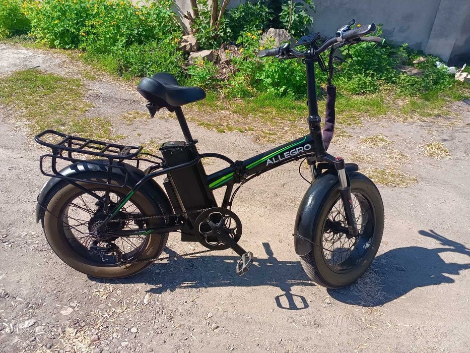 Rower elektryczny składany