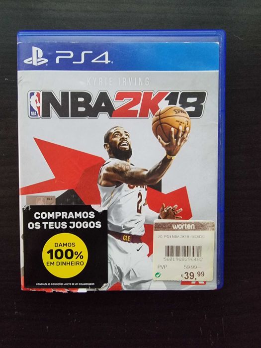 Jogo ps4 nba2k18 usado como novo
