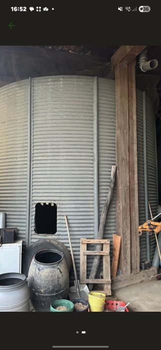 Silos zbożowy wys. 4,2m szer. 5,5m