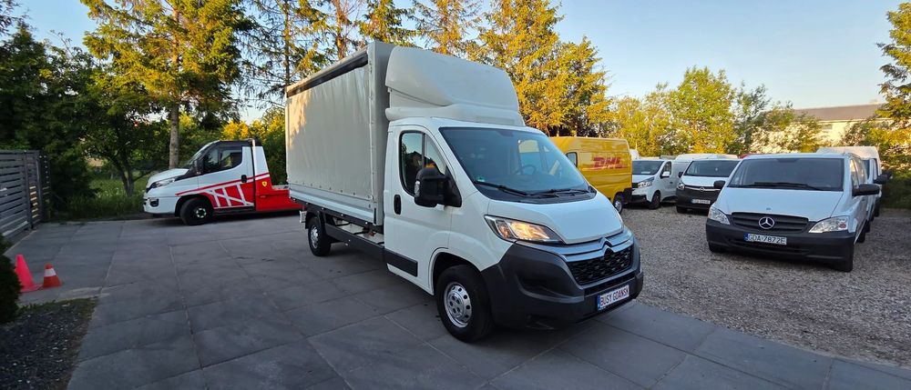 Citroën JUMPER SKRZYNIA 4m PLANDEKA  Sprowadzony Zarejestrowany Gotowy do Pracy Pełna faktura VAT MARŻA