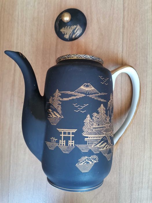 Serviço de chá Japonês, Soko China - Pintado à mão - casca de ovo