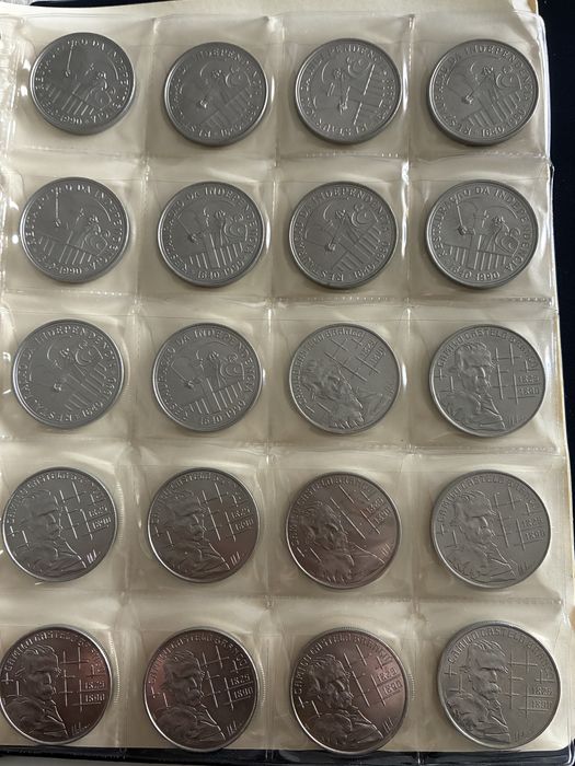 Coleção Moedas Comemorativas 100 Escudos 1980/91