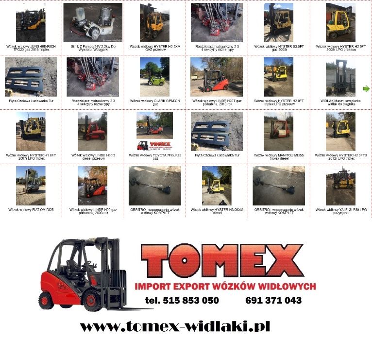 Maszt Sztaplarka Widlak Do Ciągnika