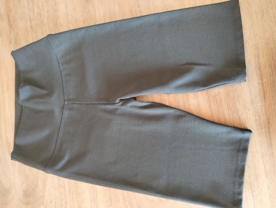 Legginsy w prążek/kolarki/getry