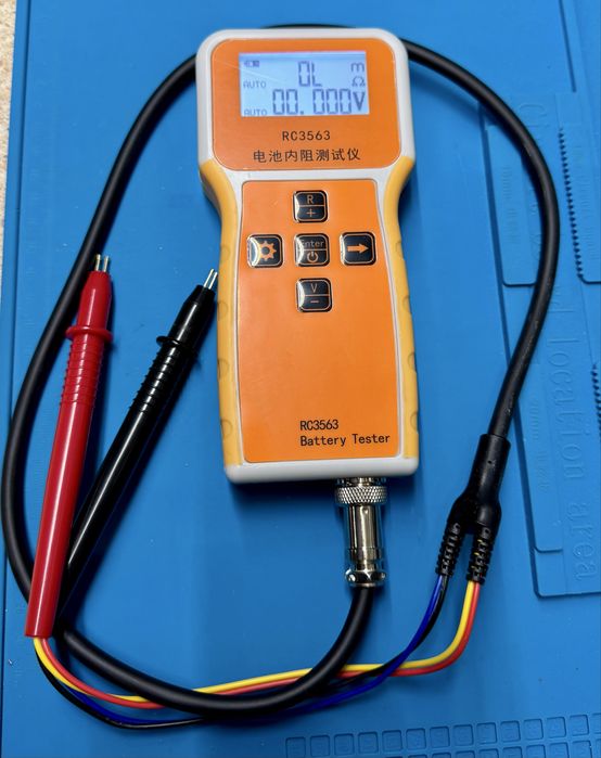 Тестер внутреннего сопротивления аккумуляторов YR1035+