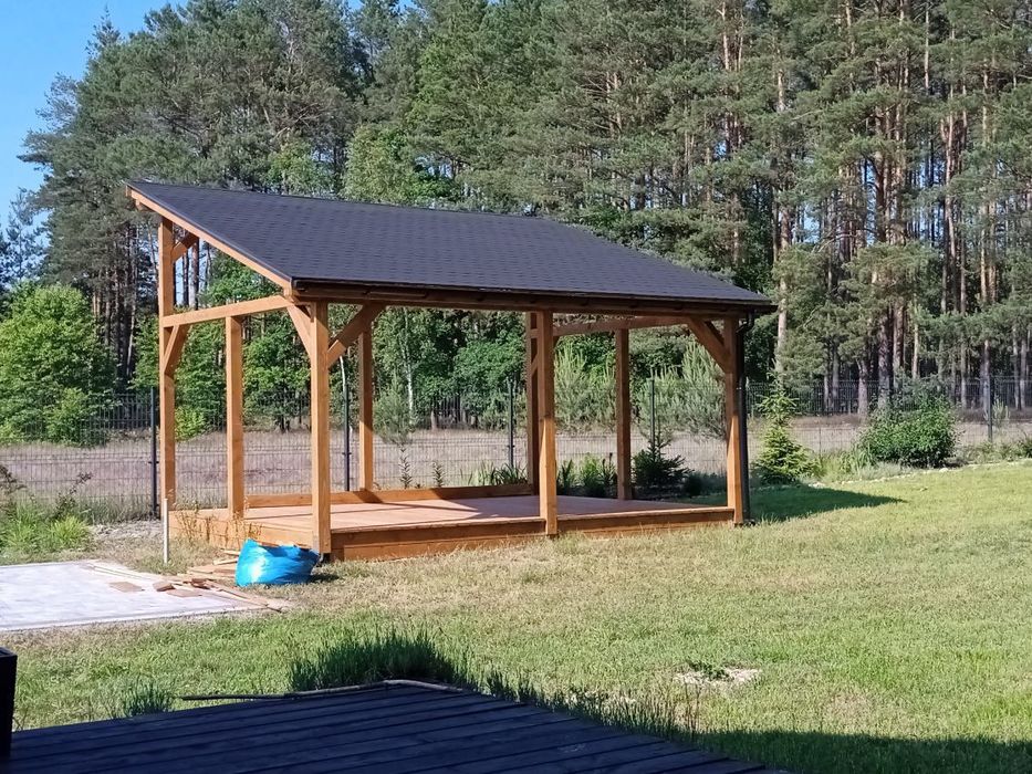 Wiaty, pergole, place zabaw, tarasy z drewna i wiele innych