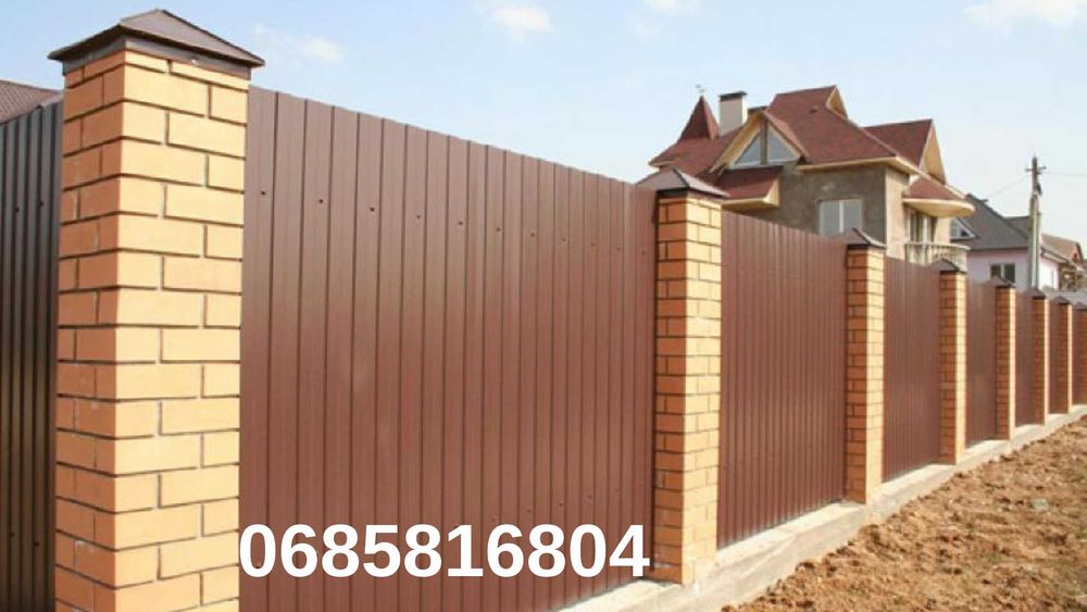 Розпродаж профнастил на забор, профіль на паркан, металопрофіль