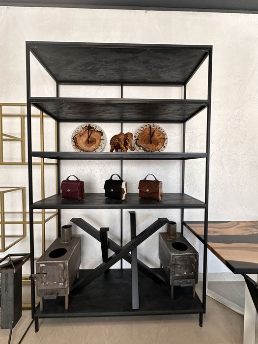 Стелаж лофт. Торгове обладнання. Стелажі на замовлення. Меблі