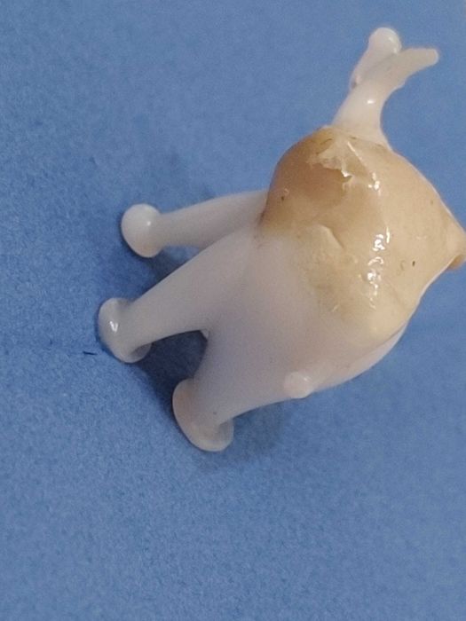 Słonik słon figurka szklana lata 70