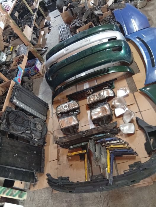 VW T4 Lift Zderzak Maska Lampy Grill Blenda Chłodnica