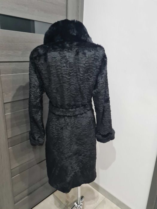 Eleganckie długie futro naturalne - królik | Ochnik, M / L