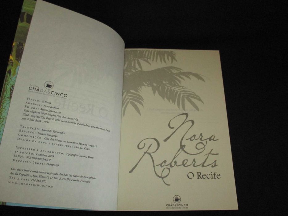 Livro O Recife Nora Roberts