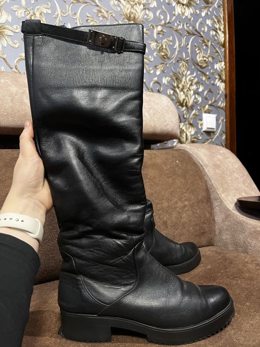 Чоботи зимові шкіряні, 38 розмір
