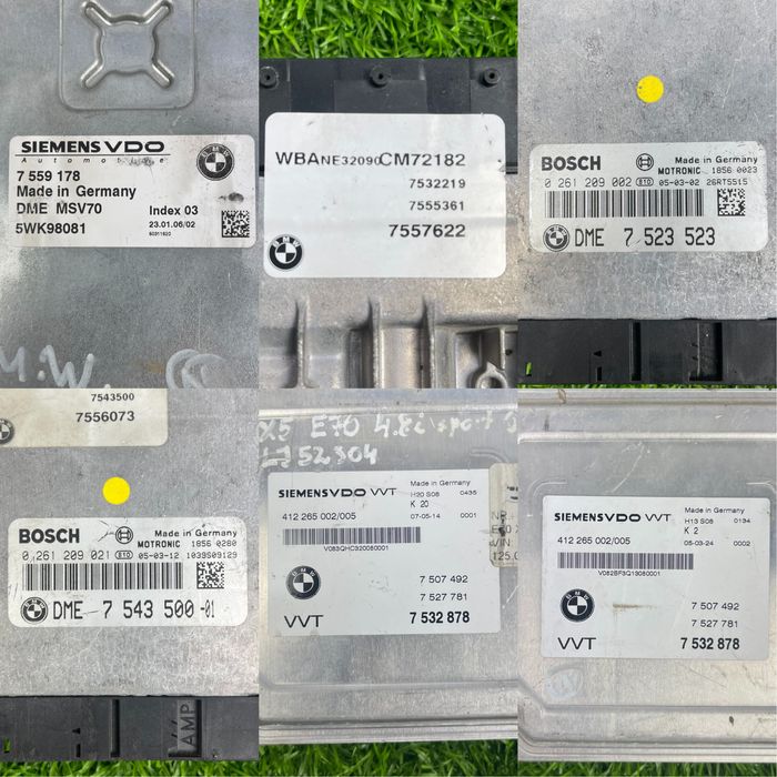 Ебу, блок управління двигуном bmw e60, e61, e65, e66, e70, e53, e90,