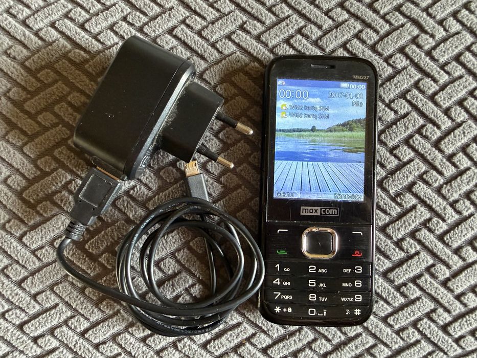 Telefon Maxcom Classic MM237 | Bez simlocka | Dual SIM | Komplet z pudełkiem
