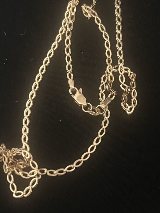 Cudny lancuszek zloto 575