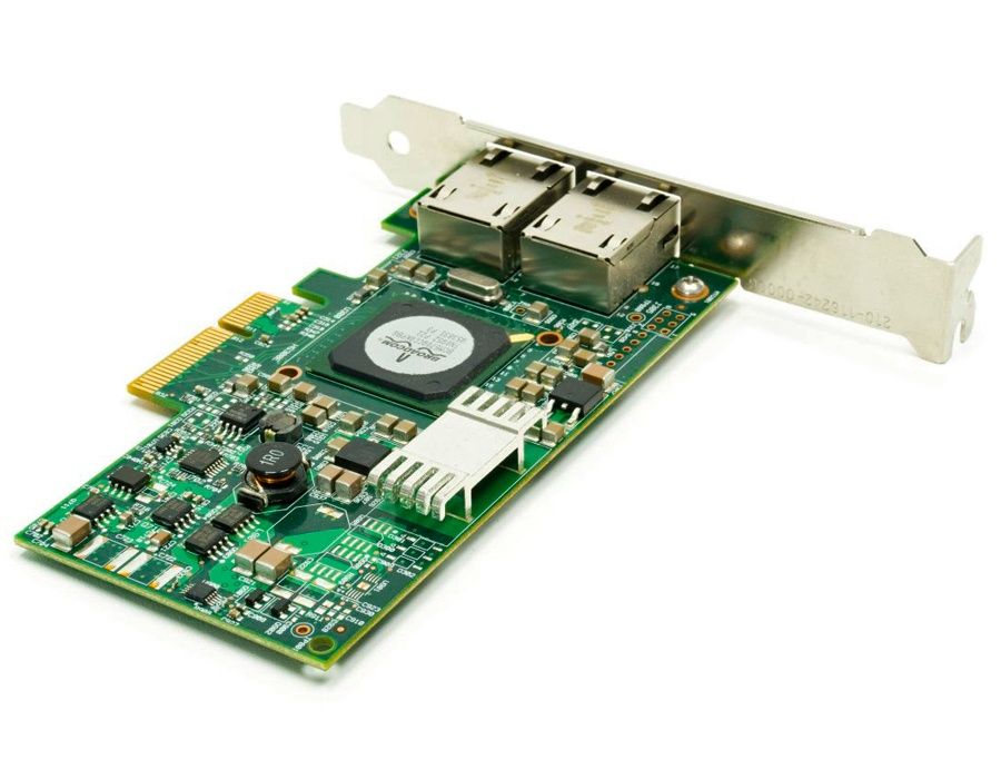 Двухпортовая гигабитная сетевая карта Broadcom BCM5709 2x1Gb 0G218