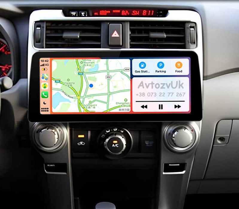 Магнитола 4RUNNER Toyota TACOMA FORTUNER GPS Такома CarPlay Android 15