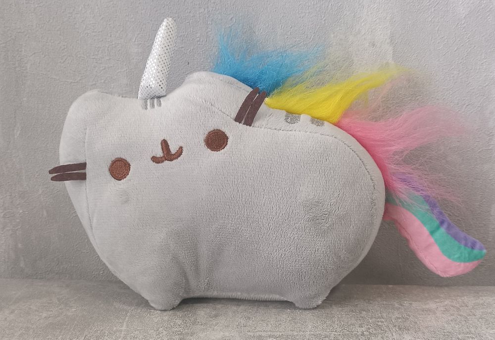 Пушин кет м’яка іграшка Пушин кіт Pusheen Cat (сендвіч, млинці, milk)