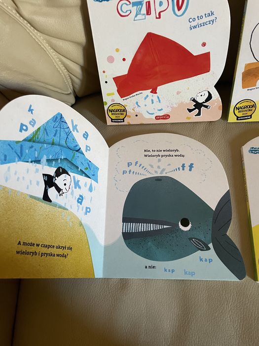 Zestaw logopedyczny Czapu Czipu aktywne czytanie zabawy z wyobraźnią