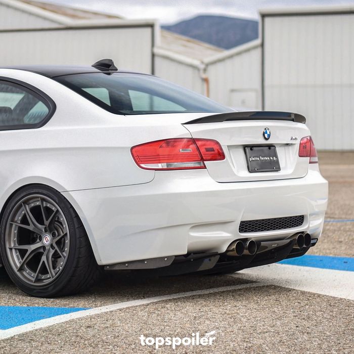 Спойлер накладка лип сабля БМВ BMW 3 E92 2006-2010 стиль M