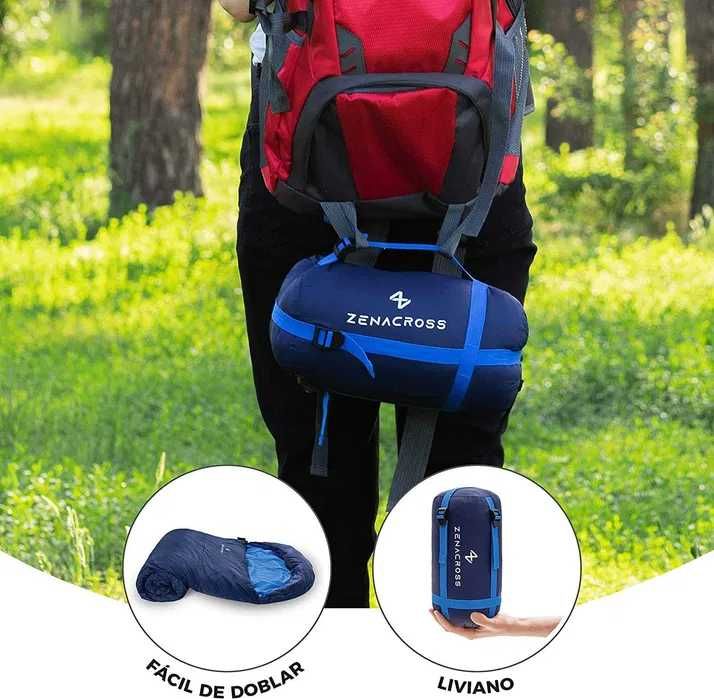 NOVO- Saco de dormir, impermeável para caminhadas, acampamentos