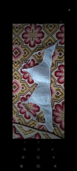 Stanik koronkowy biały 80D nowy