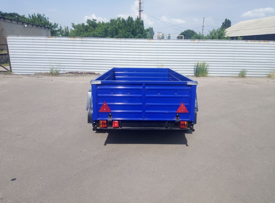 Легковий Причіп Посилений від Заводу 2.2 м. Одноосний прицеп для авто